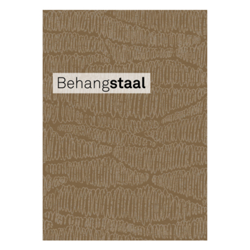 Behangstaal vliesbehang Thya oker-goud (dessin 139727)