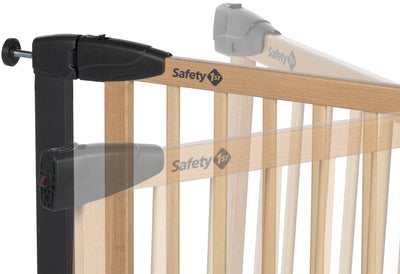 Safety1st Simply Close Sikkerhetsgrind, Wood & Metal