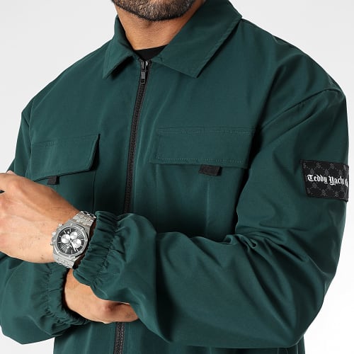 Ensemble Veste Zippée Et Pantalon Cargo 0048 0043 Vert