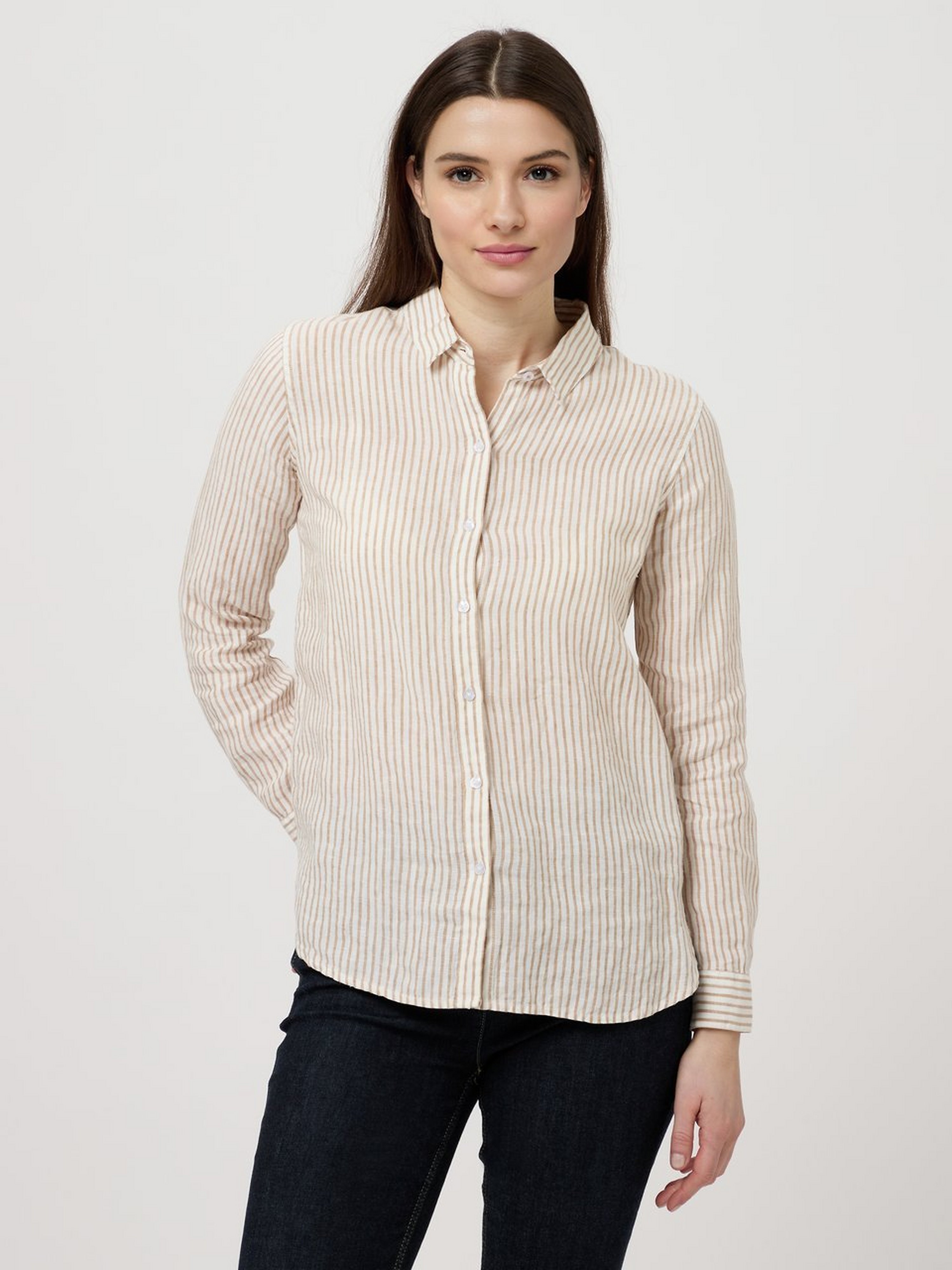Bluse aus 100% Leinen