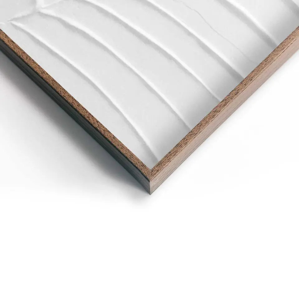 Abstracte wanddecoratie set met structuur Organische Patronen - 40x30cm