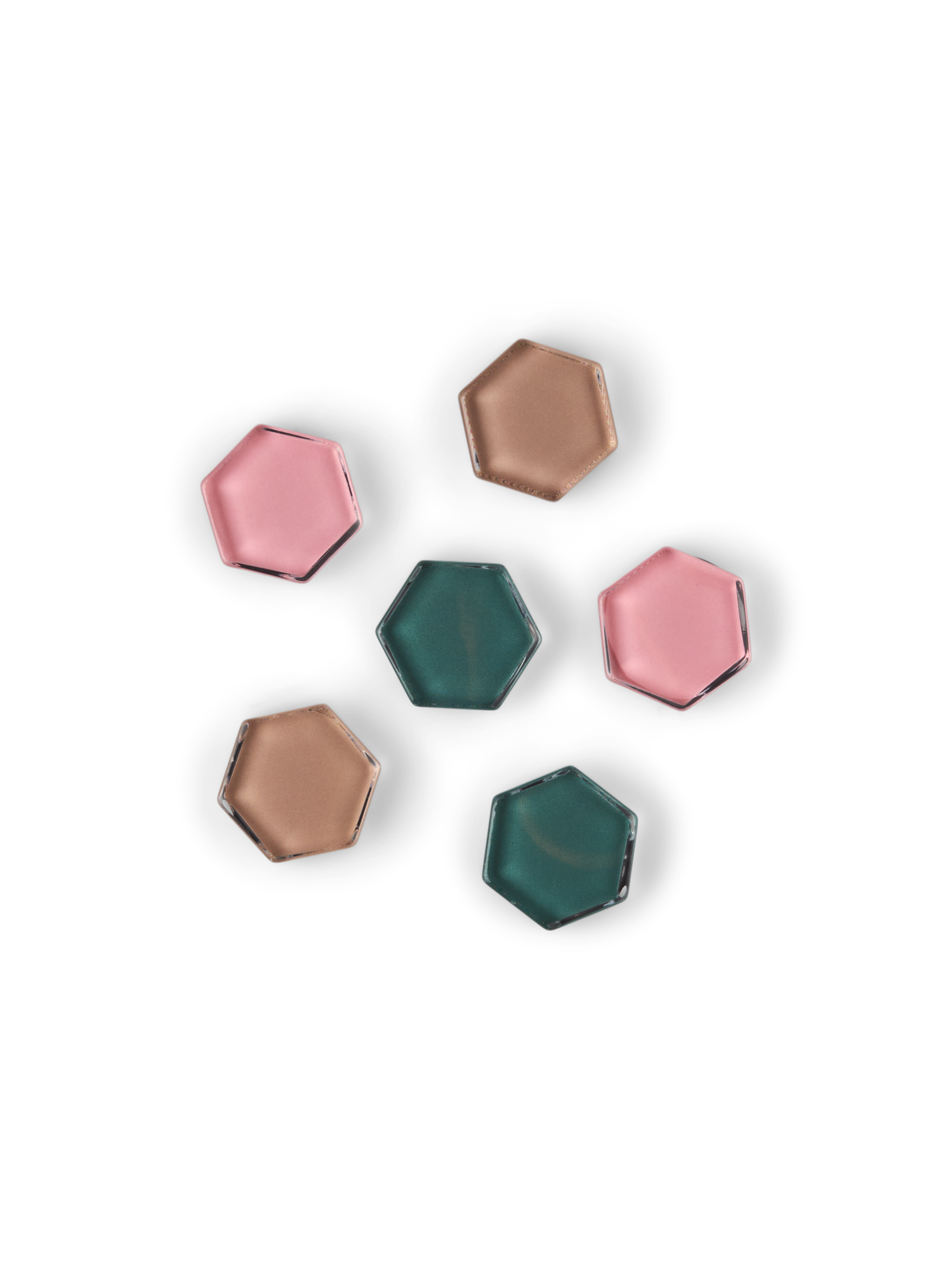 Magneter | Glas. 6 stk. | Multi