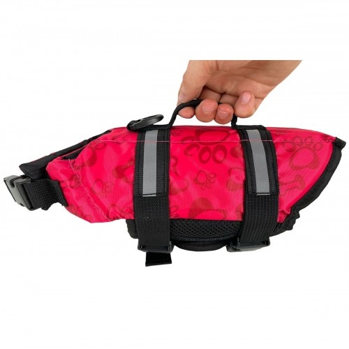 Colete salva-vidas rosa Kol Outdoor Aquadog para cães