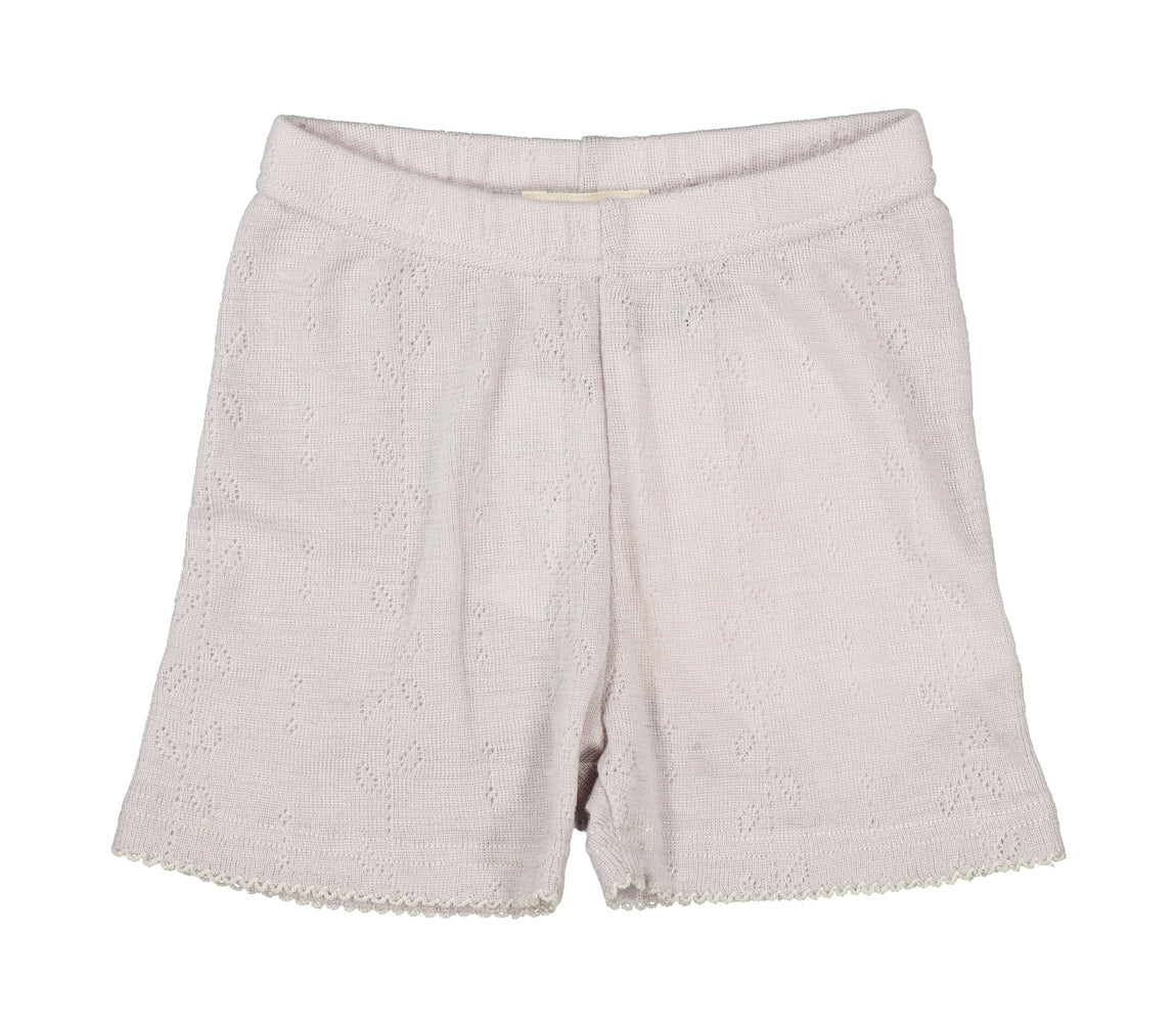 Poe, Uld Pointelle Underbukser - Soft Dove