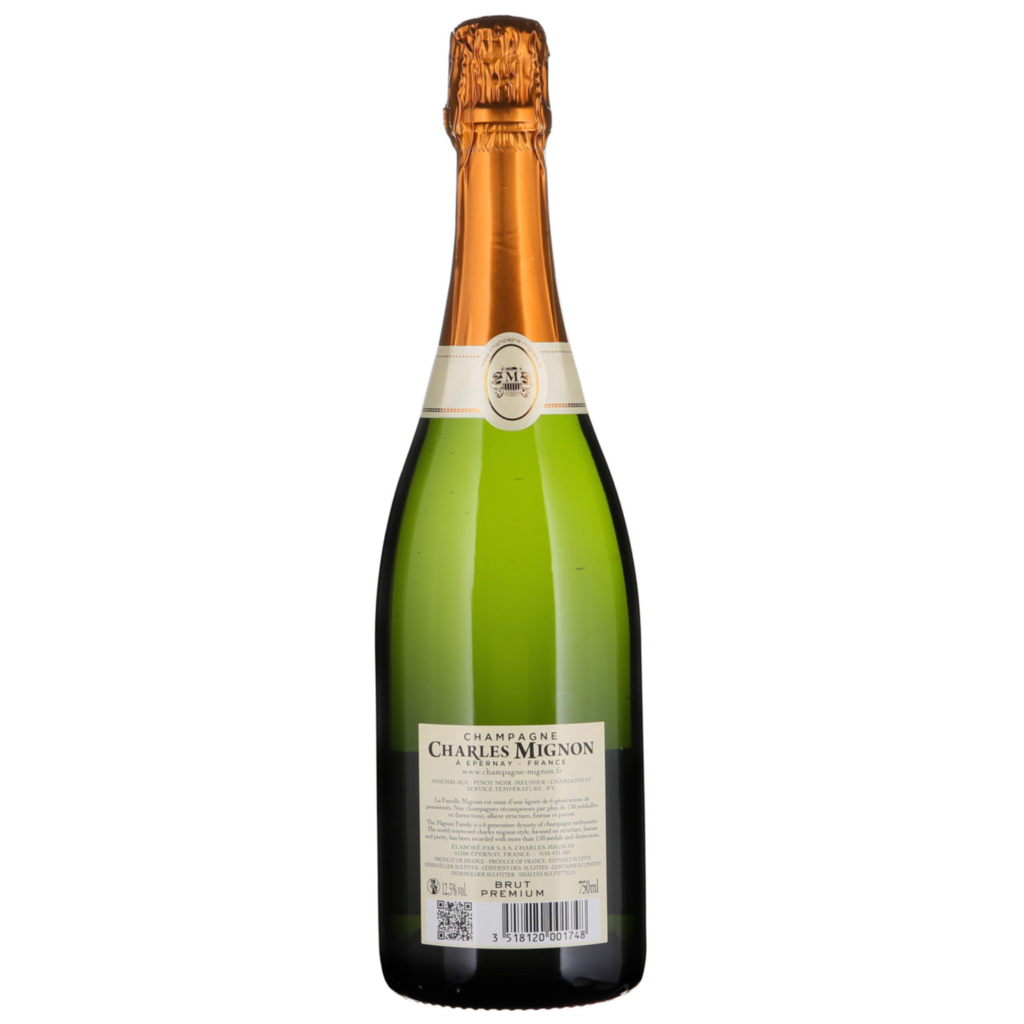 Champagne Premium Reserve Brut Charles Mignon -75cl