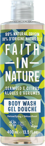 Faith In Nature Gel Douche Algue Et Agrumes Flacon 400ml