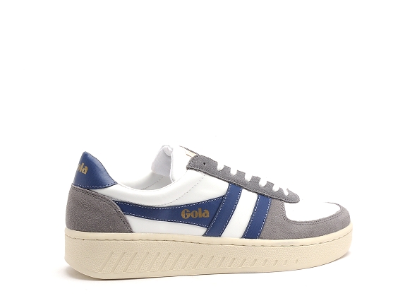 Gola basses homme grandslam quadrant cmb207 blanc