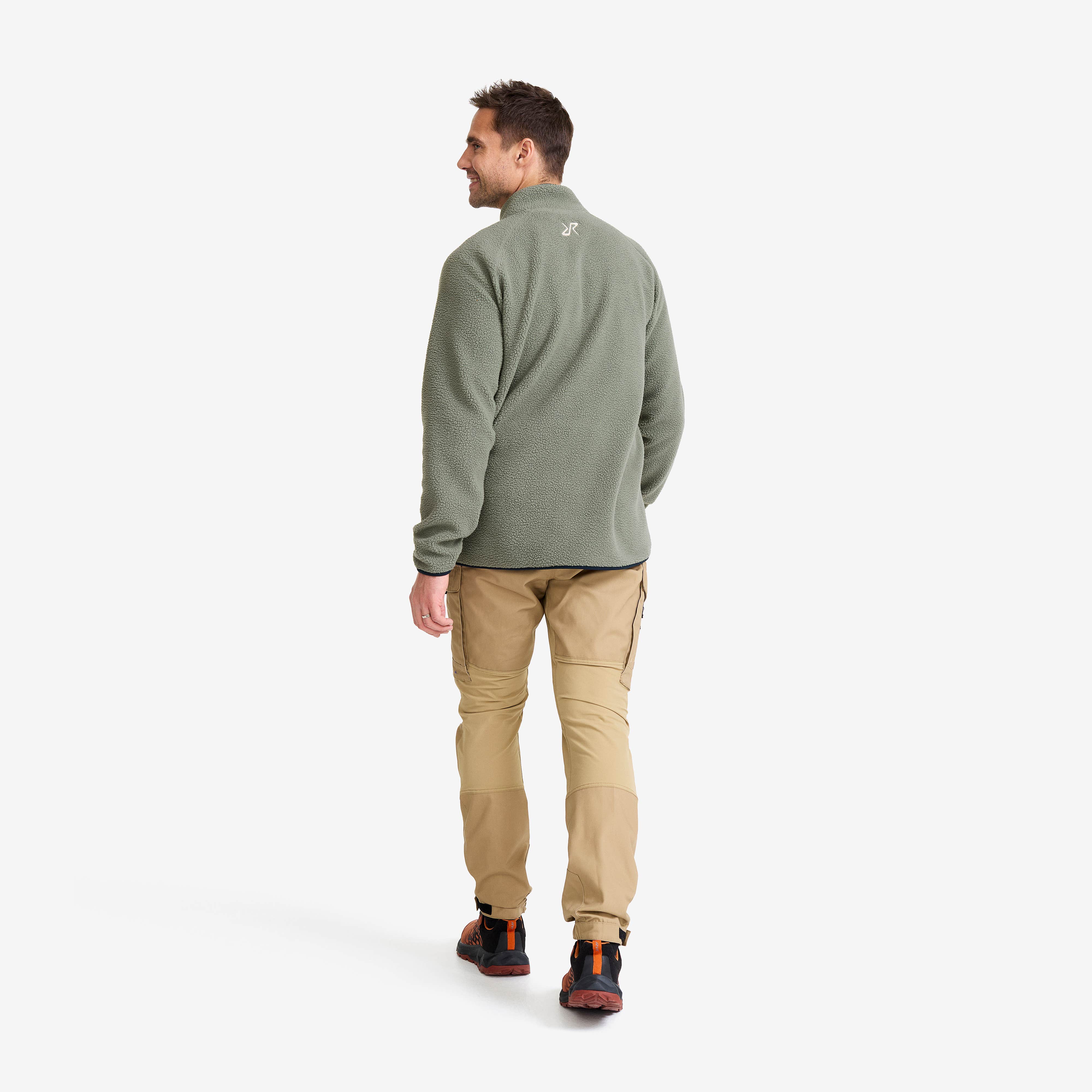Canyon Full-zip Pile Fleece Herre Castor Gray/Navy