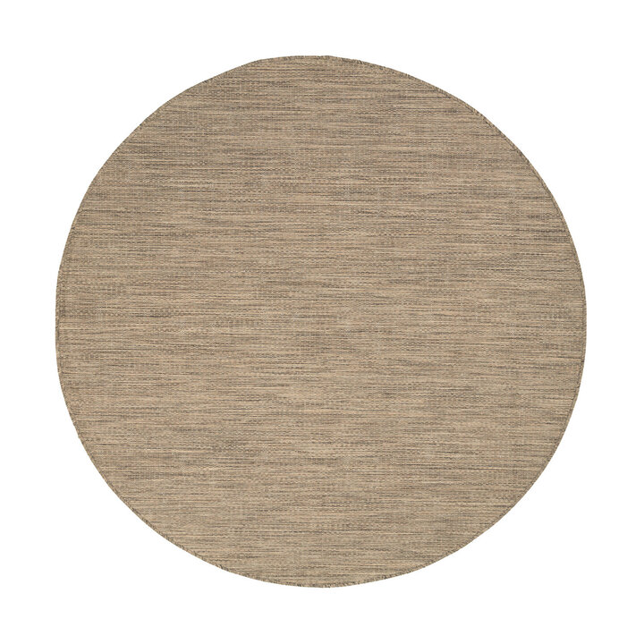 Rond buitenkleed - Malta Melange Naturel | Budgettopper!