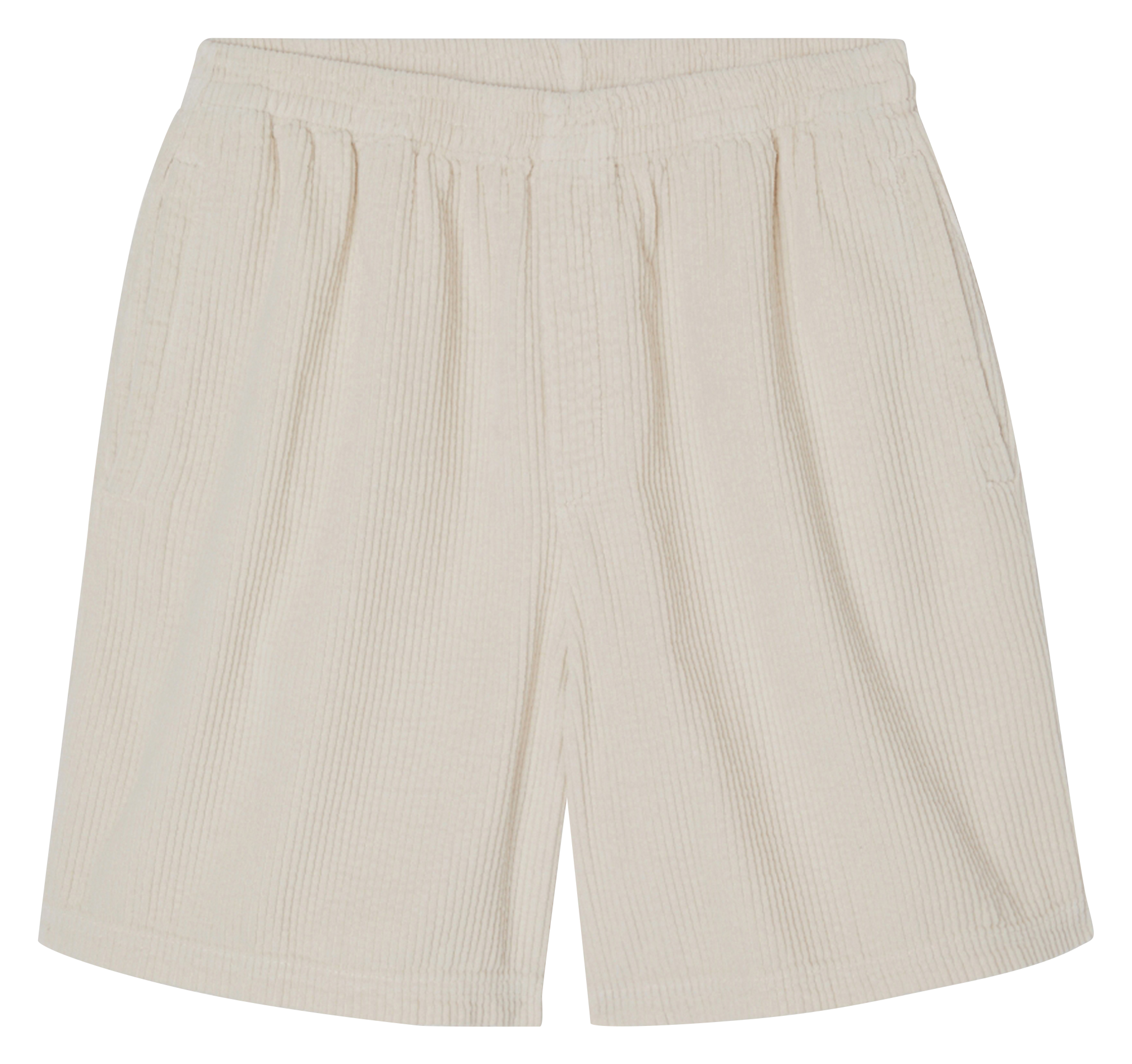PADOW - Short droit en coton| Beige