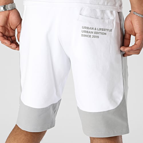 Short Jogging 2340023 Blanc Gris