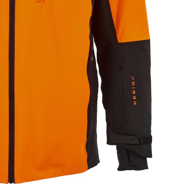 Veste de ski WATTS REGULAR BLACK/FLUO ORANGE