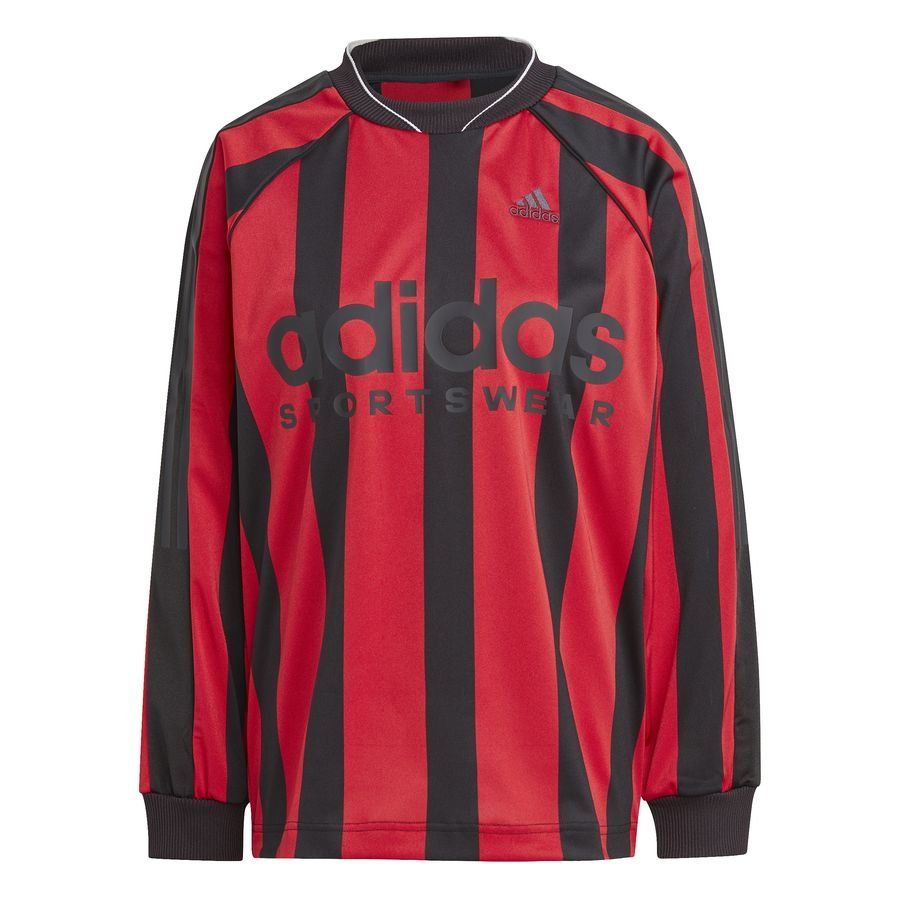 adidas Maillot Express Manches Longues - Noir/Rouge Femme