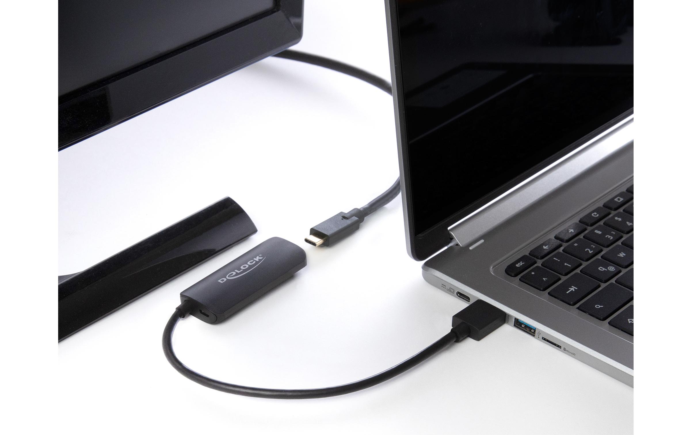 Adapter 8K/30Hz HDMI - USB Type-CDelock Adapter HDMI-A Stecker zu USB Type-C Buchse (DP Alt Mode) 8K