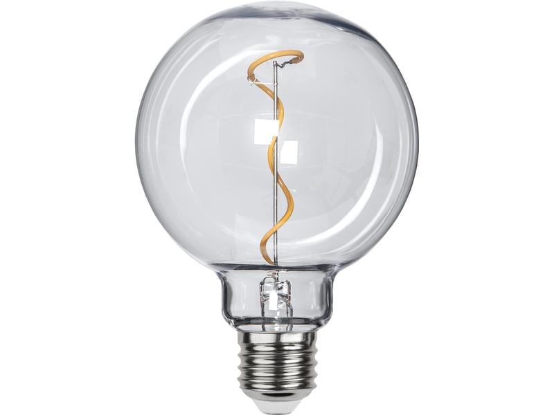 Star Trading Lampe LED Filament, 1 W, E27, Warmweiss Leuchtmittel mit E27 Sockel