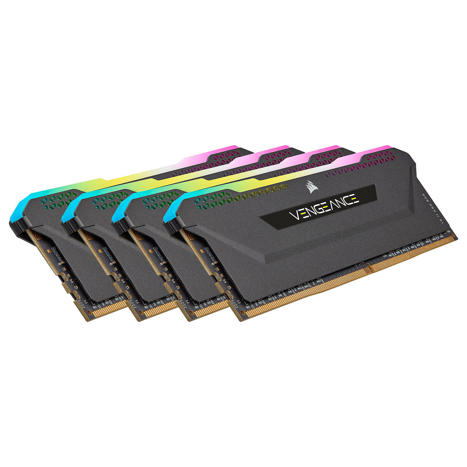 Corsair Vengeance RGB PRO SL Series 64 Go (4 x 16 Go) DDR4 3200 MHz CL16