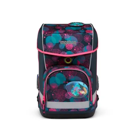 ergobag CUBO LIGHT Schulrucksack-Set KorallBär, 6-teilig