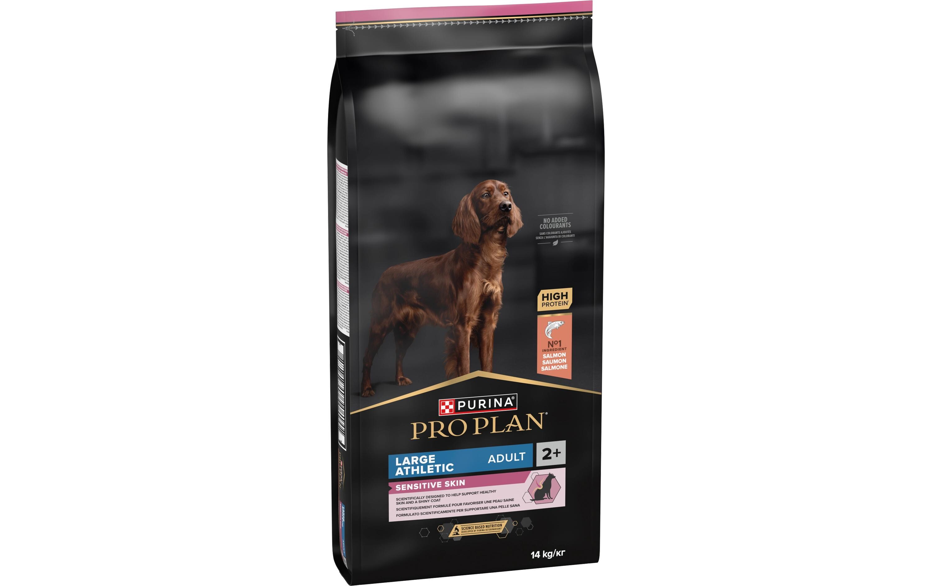 Trockenfutter L Athletic Adult Sens. Skin Lachs, 14 kgAlleinfutter mit grosse Hunde