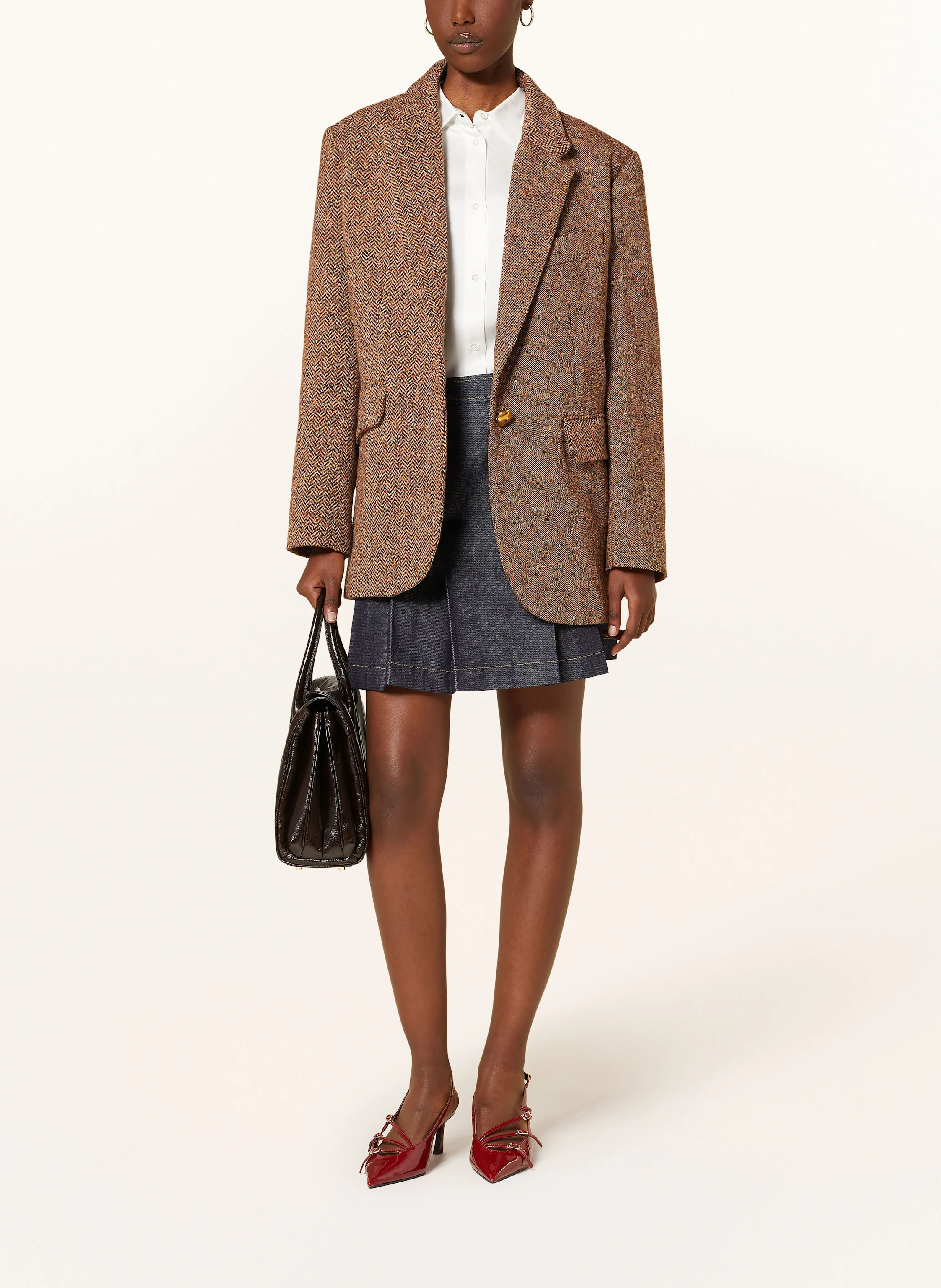 ottod'ame Oversized-Blazer aus Tweed