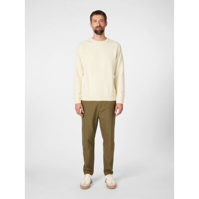 Herrenpullover Baumwolle, Offwhite