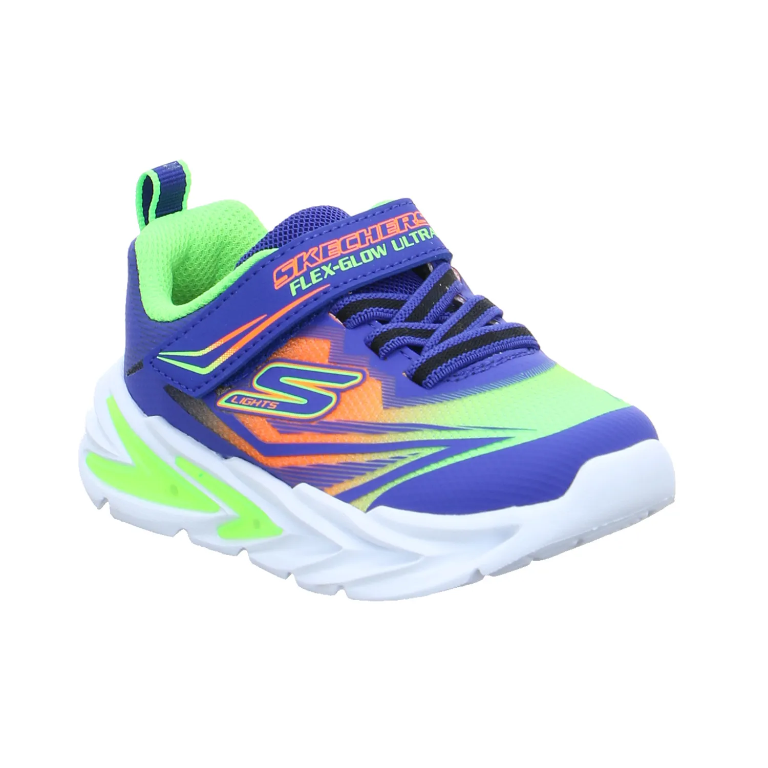 SKECHERS Baby-Sport-Bottine Blau Textil  Sneaker
