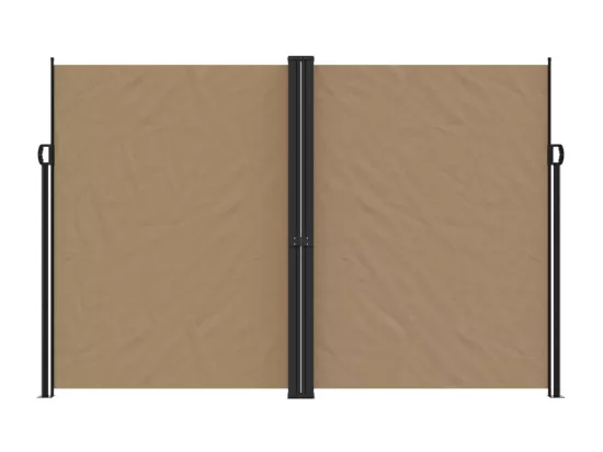 Auvent latéral rétractable taupe 220x1200 cm