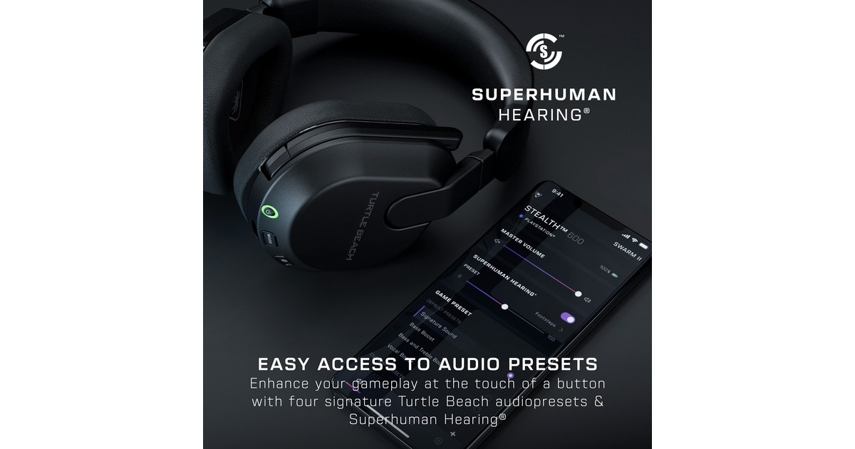 Turtle BeachStealth 600 Gen3 Wireless Multiplatform  over-ear gaming headset  (Zwart, XBox, Bluetooth / 2,4GHz)