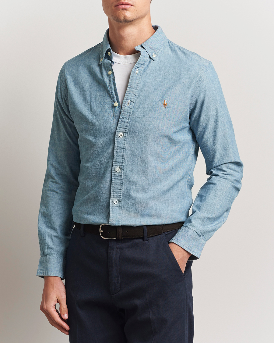 Polo Ralph Lauren Slim Fit Chambray Shirt Washed