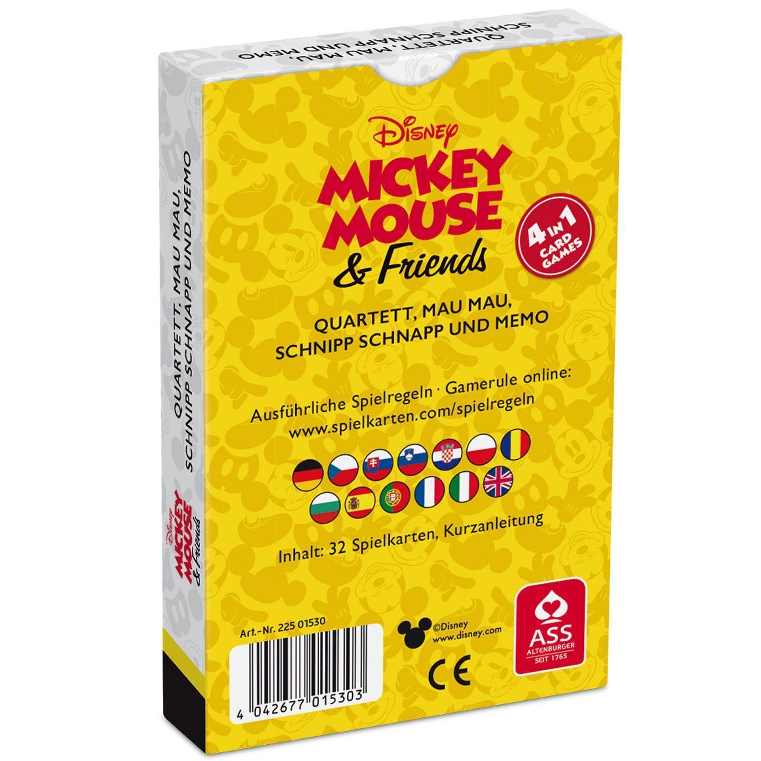 Display  Mickey Mouse & Friends - Quartett 4 in 1