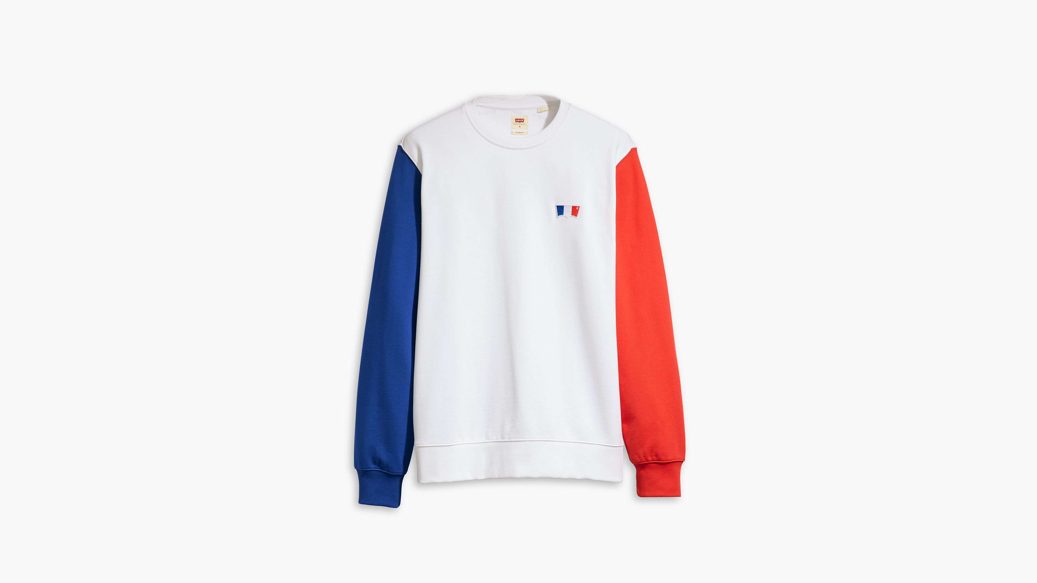 Sweat-shirt col rond Original Housemark - Bright White French Terry - Multicolore