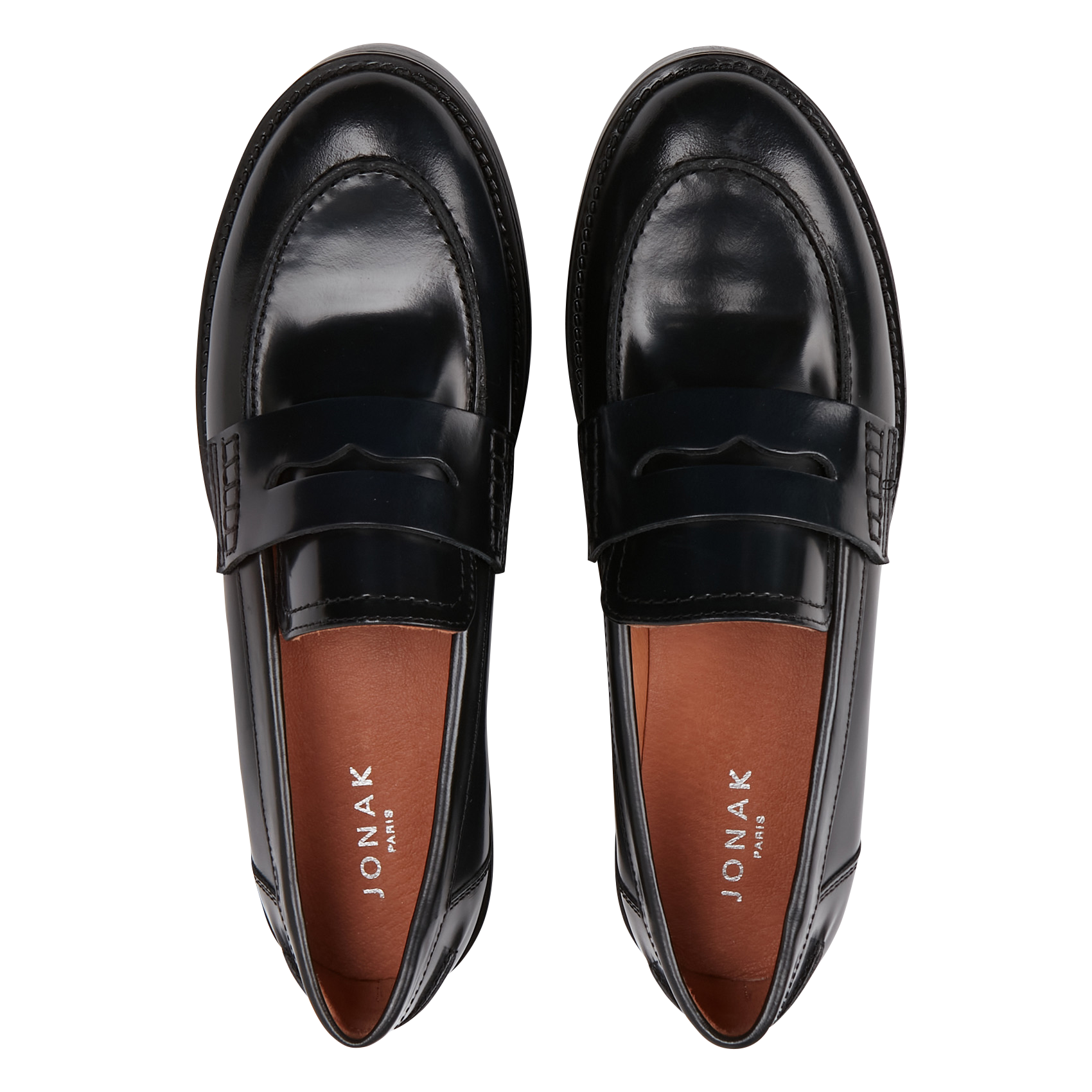 MIRNA - Mocassins en cuir | Bleu