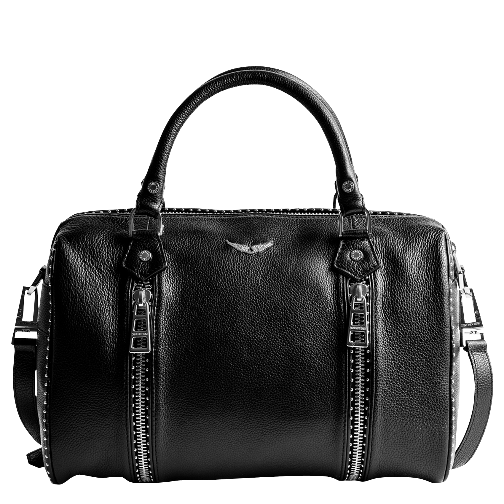 SUNNY MEDIUM - Sac clouté en cuir | Noir