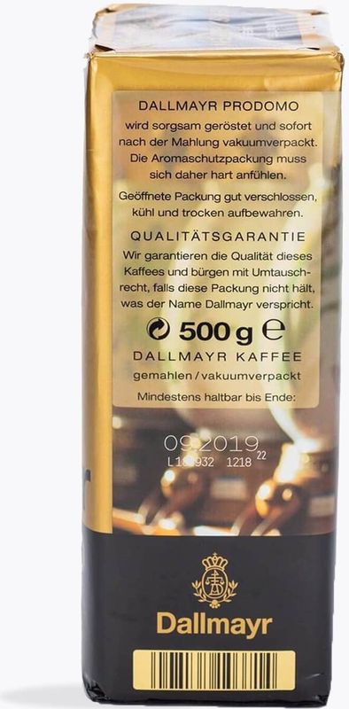 Dallmayr Prodomo Gemalen koffie
