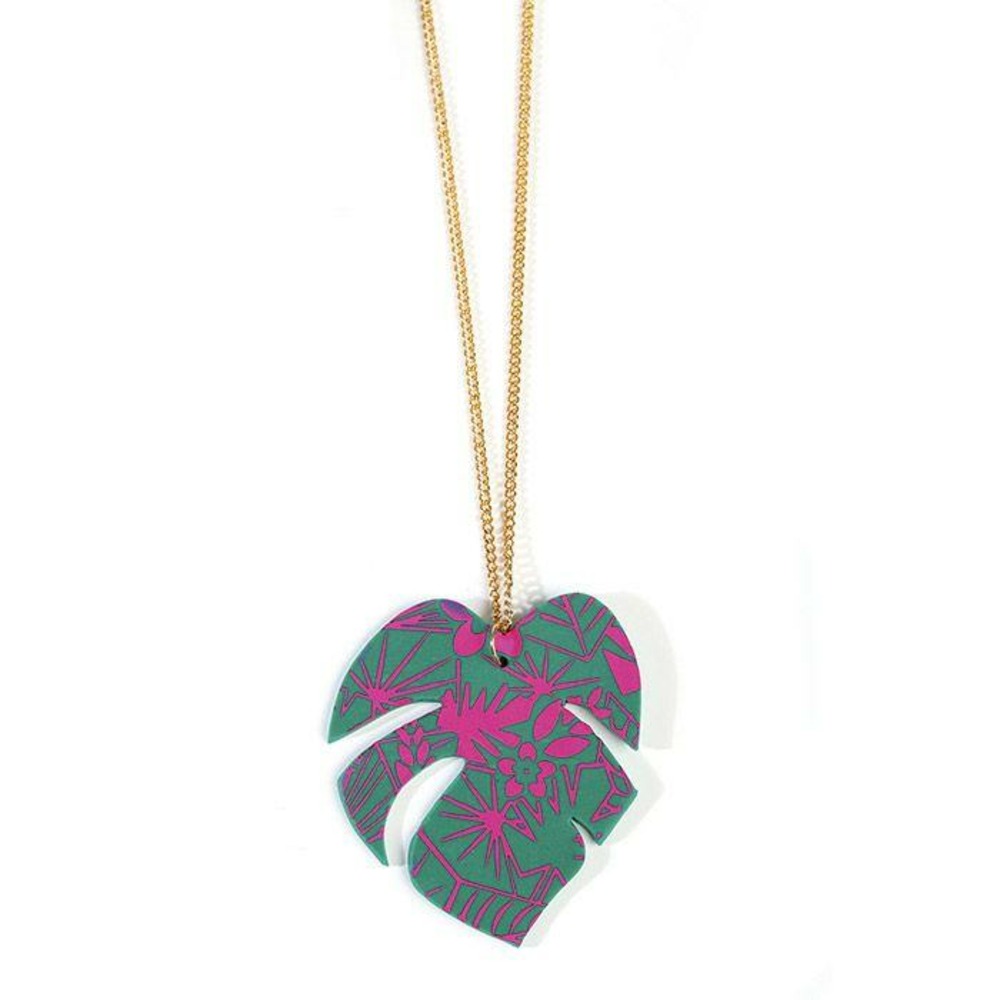 Pochoir pâte polymère tropical 11,4 x 15,3 cm