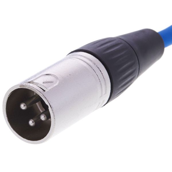 the sssnake SM6BL Mikrofonkabel blau