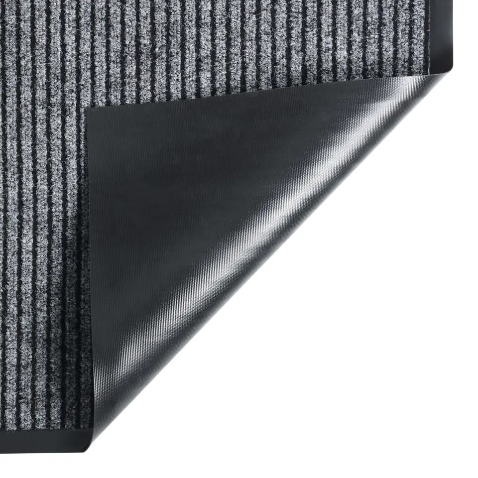 vidaXL - Mat - Grijs - Polypropyleen - 80 x 120 cm