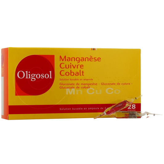 Oligosol Manganèse Cuivre Cobalt - états asthéniques