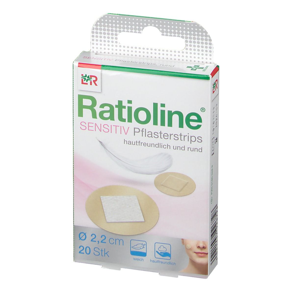 Ratioline® Sensitiv Pflasterstrips rund 2,2 cm