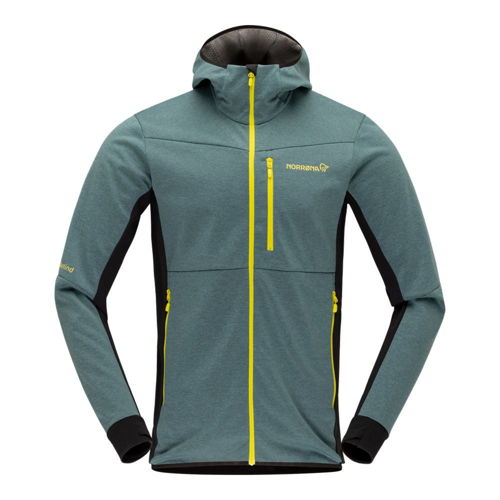 Norrona FALKETIND WARM2 OCTA - Sweat Homme north atlantic/caviar