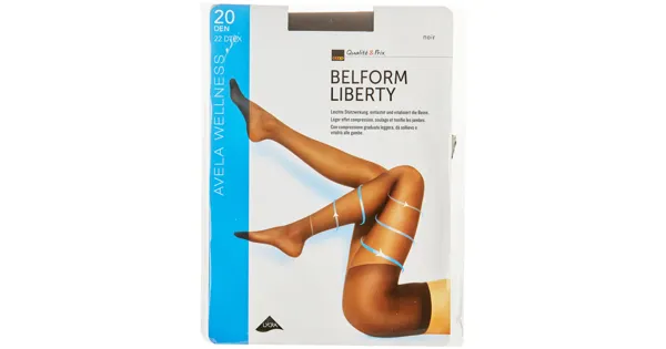 Avela Strumpfhose Belform Liberty Noir 8.5 - 9