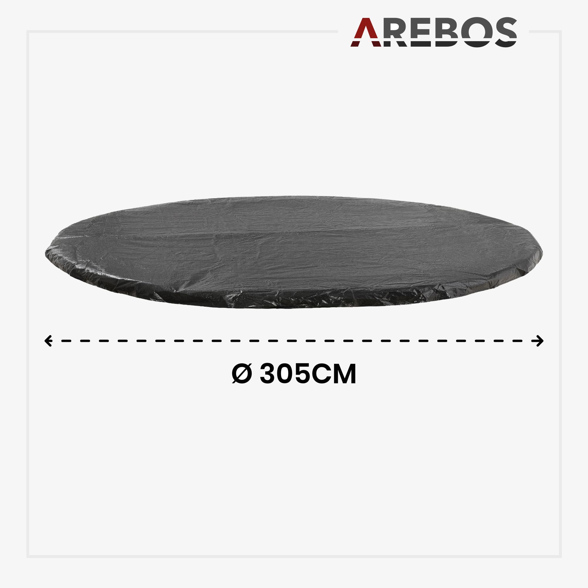 Trampolin Abdeckplane 305cm