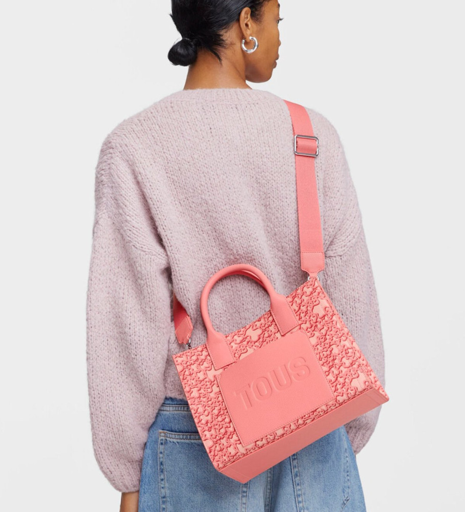 Bolsa Tous Amaya Kaos Mini Evolution Shopper Bag coral