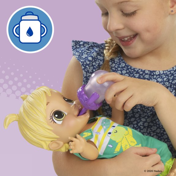 Poupée Baby Alive sautille blonde