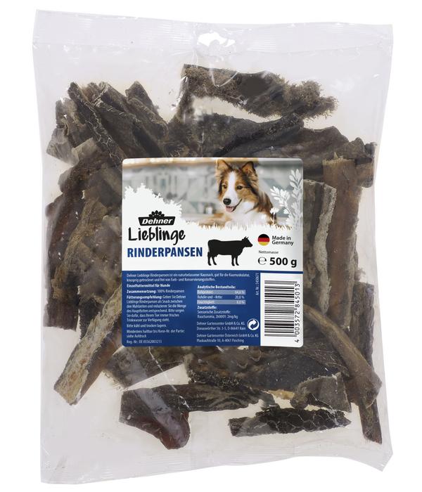Dehner Lieblinge Hundesnack Rinderpansen