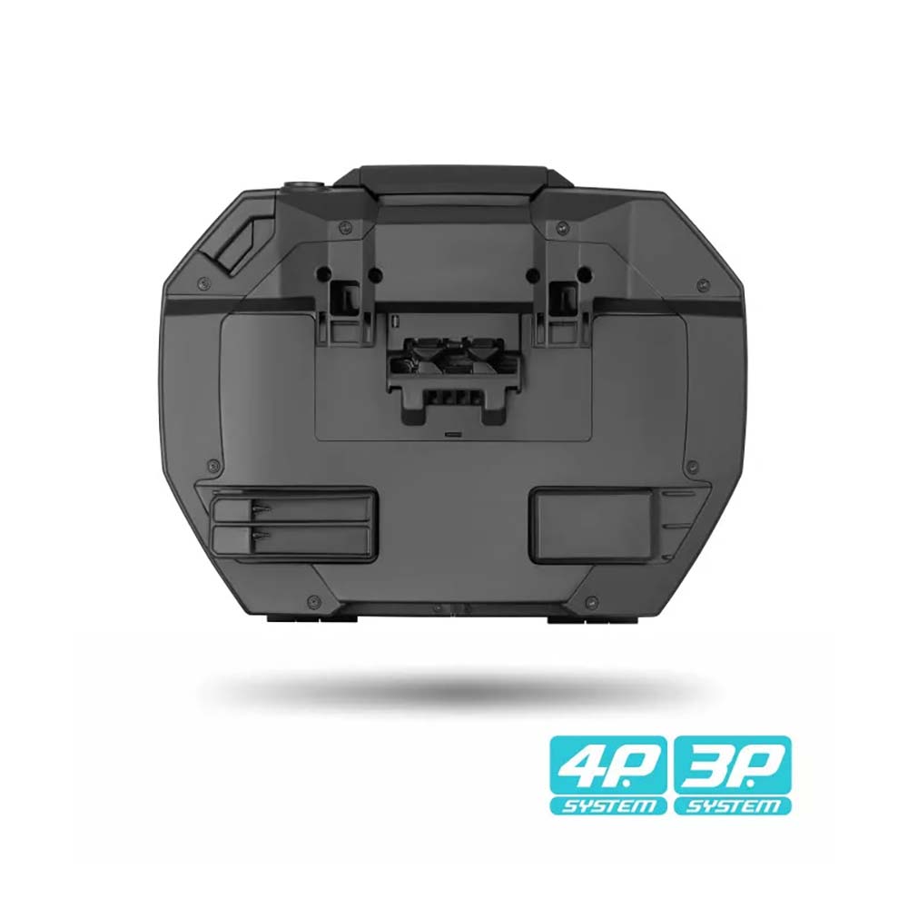 Shad - Valise latérale SH38X + Capot Carbone Noir / Carbone