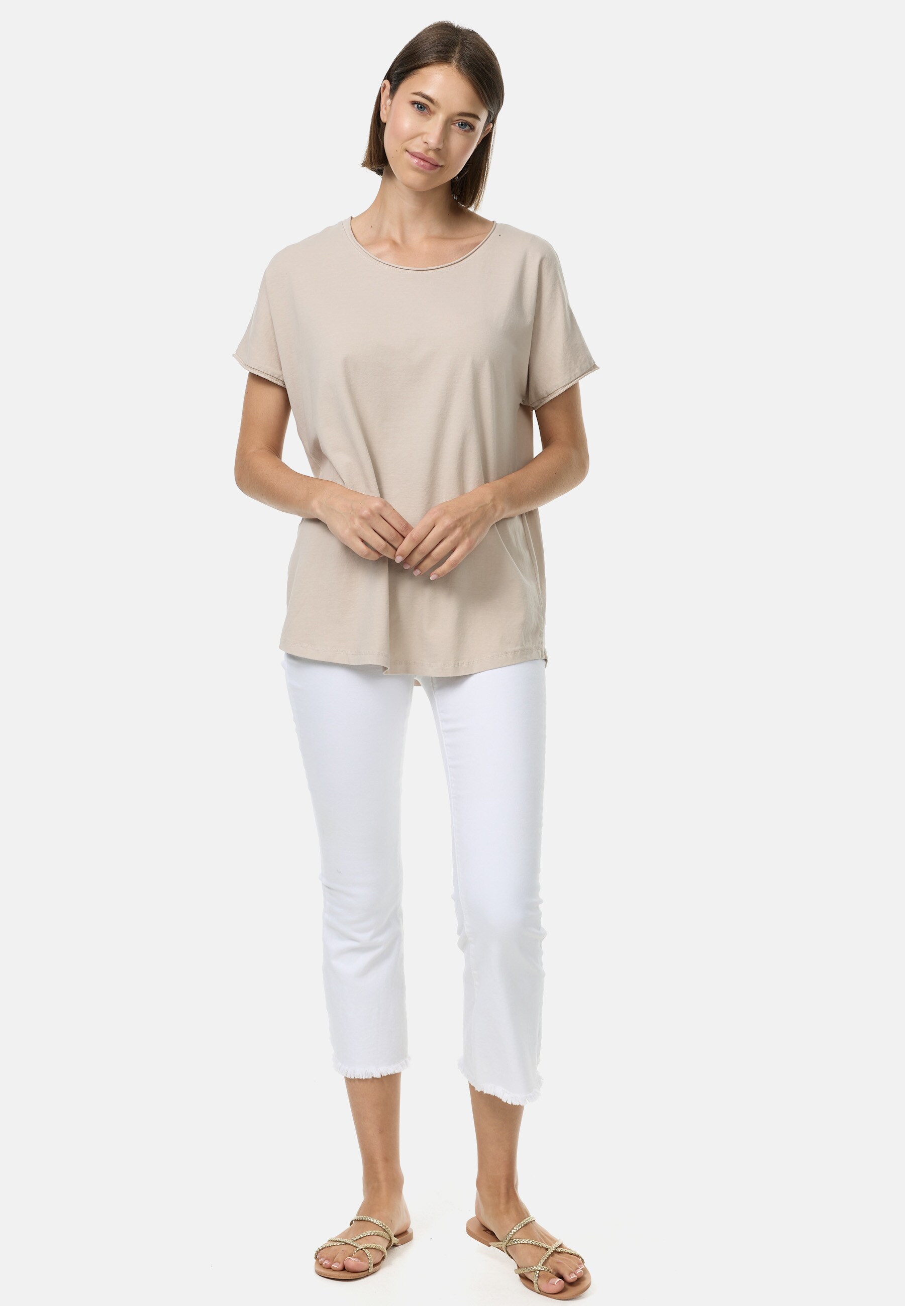 PM SELECTED Damen Legere sportliches T-Shirt in A-Linie in Einheitsgröße PM60