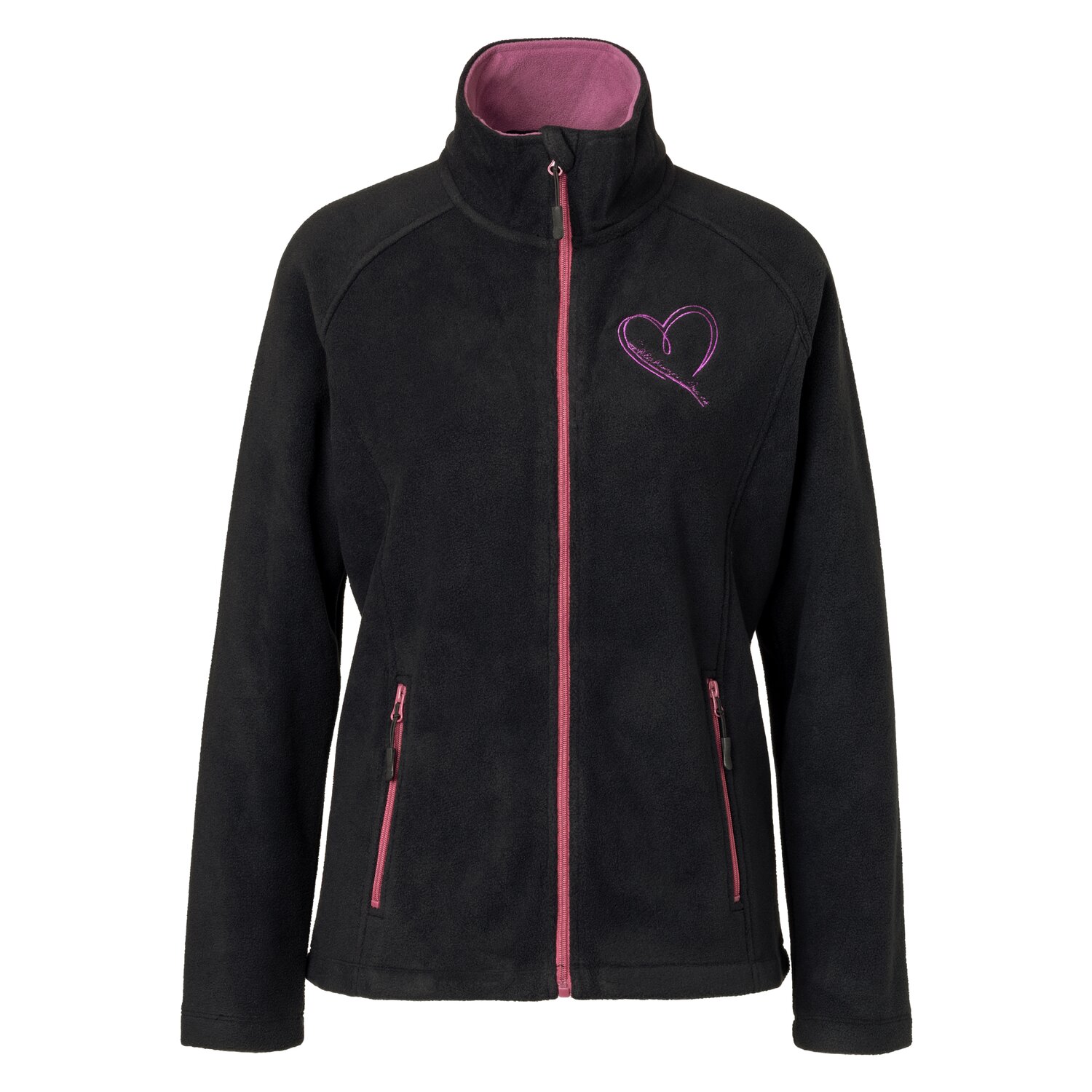 OKLAHOMA Jeans Fleecejacke  - black