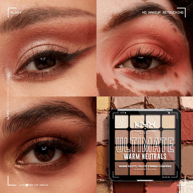 NYX Professional Makeup Ultimate Shad Pal 16-Pan Warm Neutrals