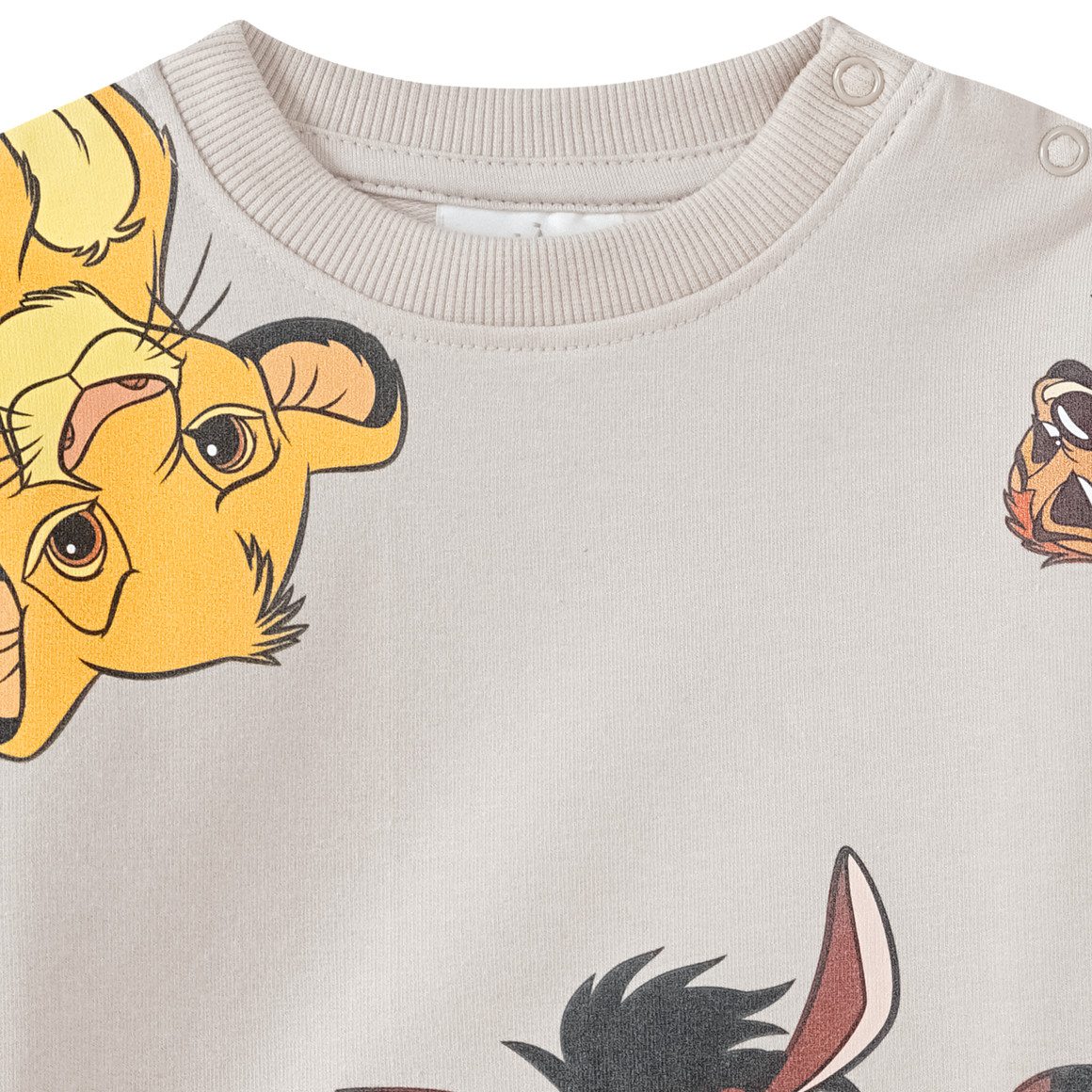 Topomini Der König der Löwen Sweatshirt mit Prints beige