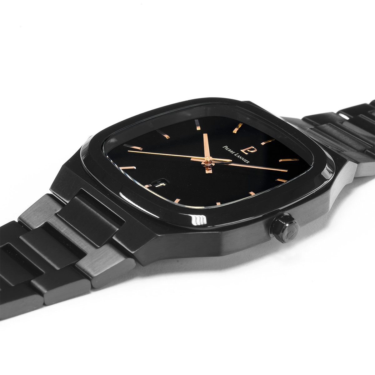 Montre Pierre Lannier homme autoamtique acier noir